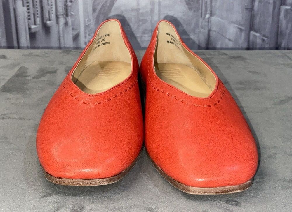 Frye Women’s Claire Flat Shoes,Red Size 9M - Picture 5 of 11